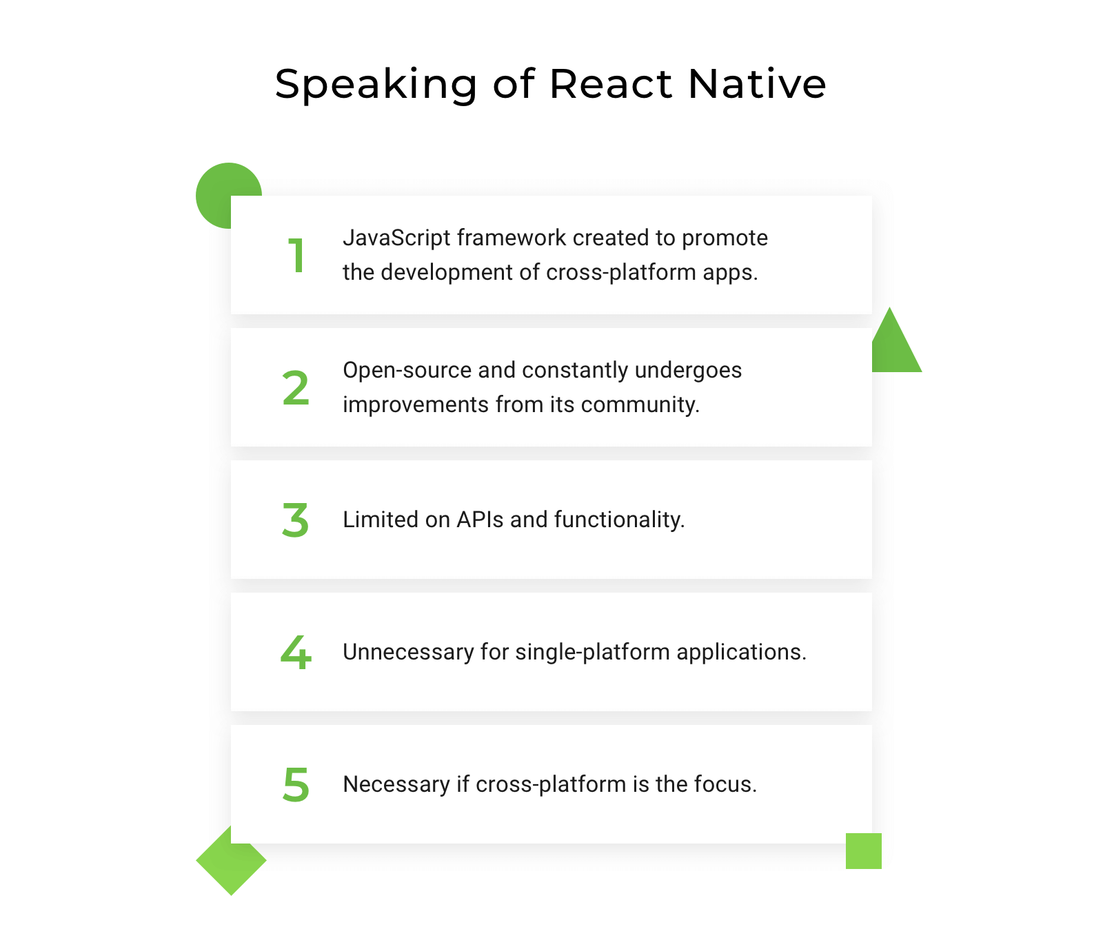 speaking of react native