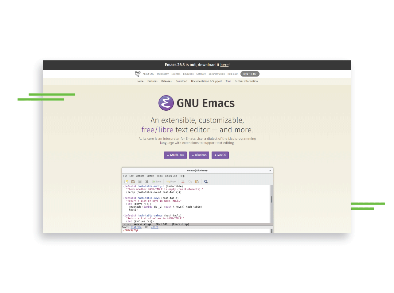 emacs for mac python