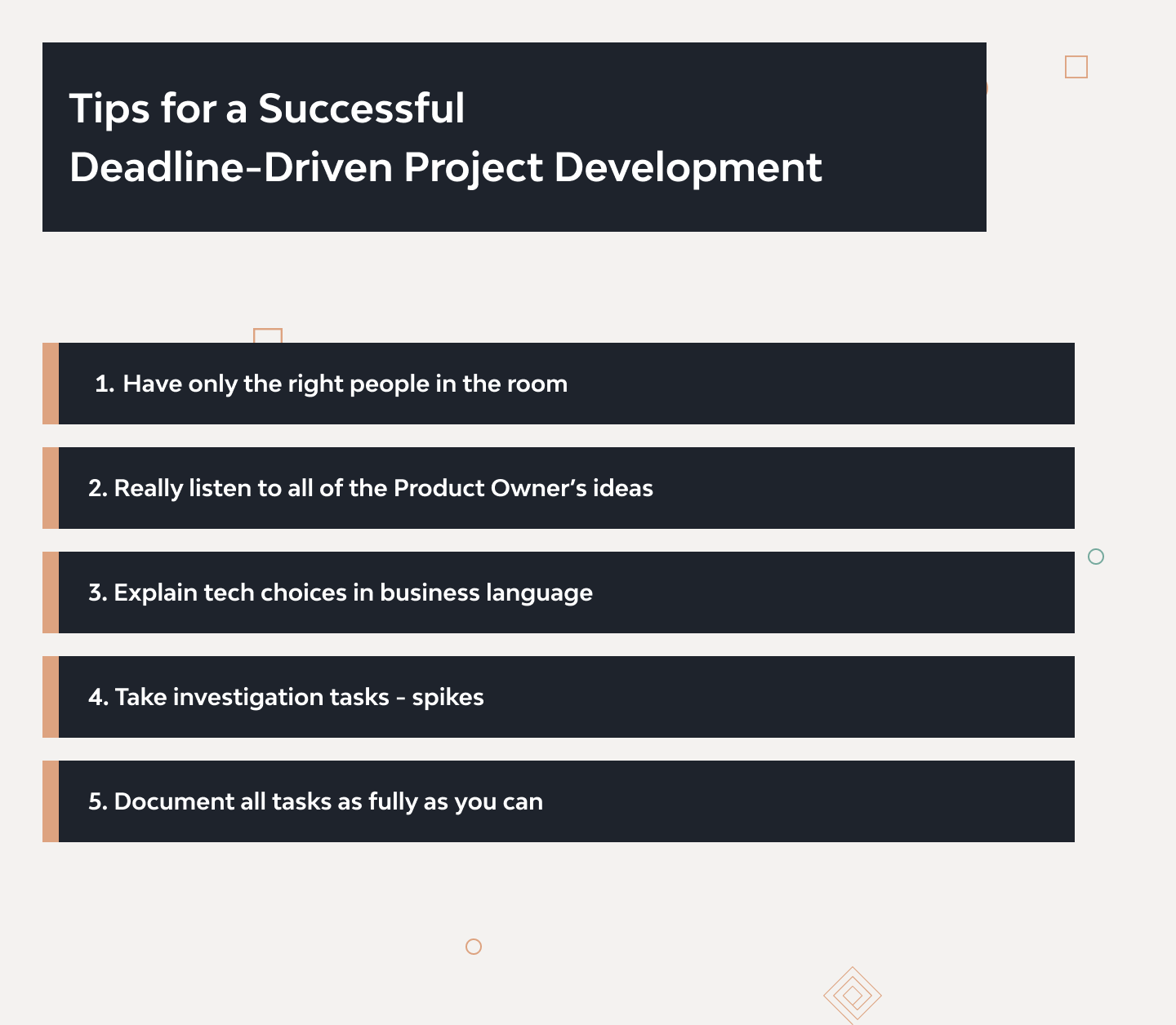 How we Combined Deadline-Driven Development with Agile 8