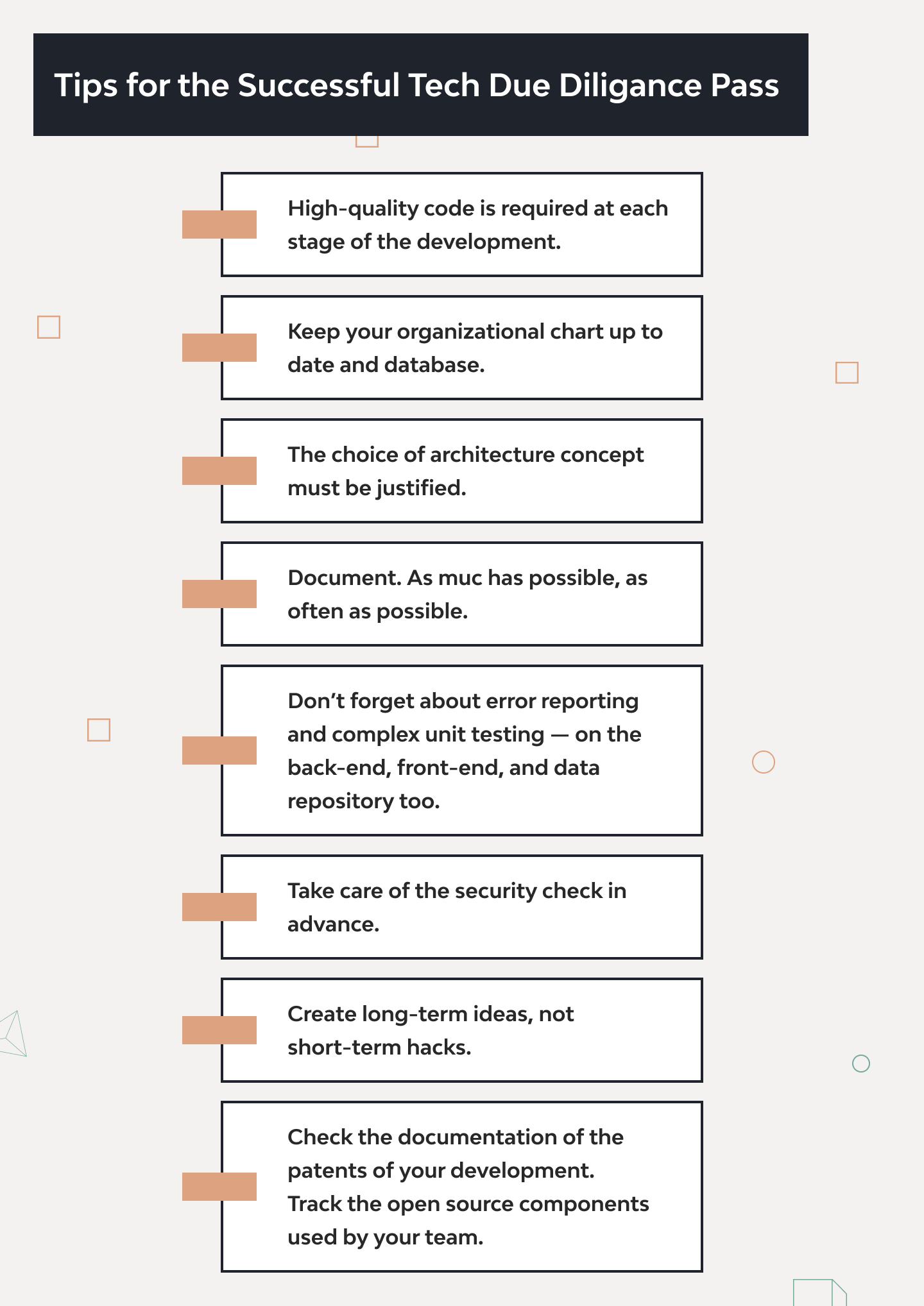 Technical Due Diligence: Meaning, Process, plus Checklist 6