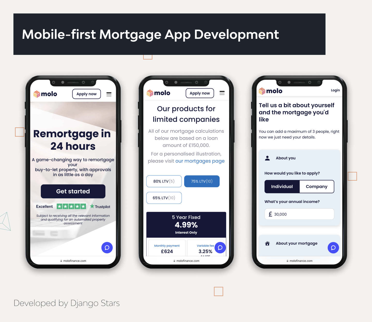 how to add mortgage to account to app