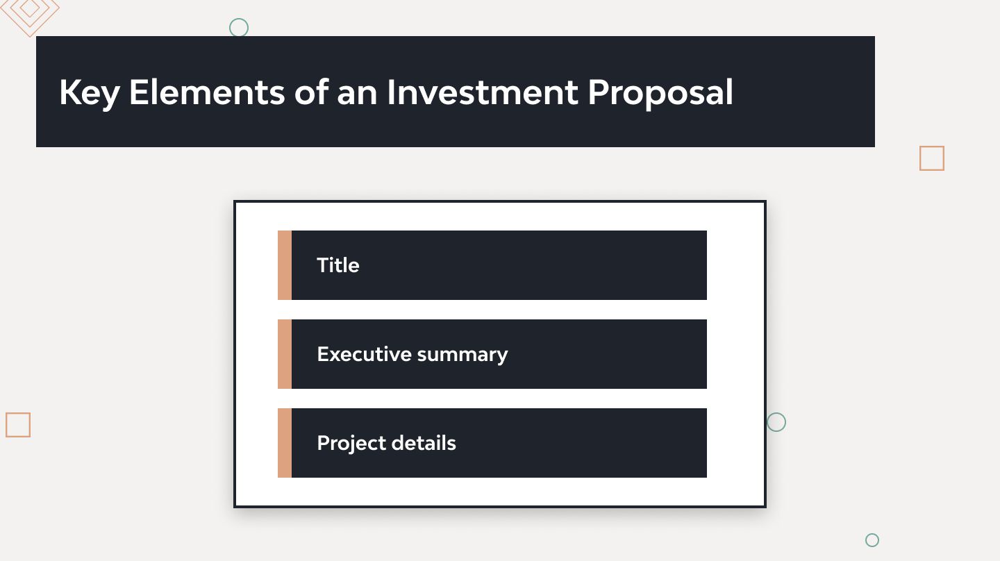 Investment Proposal Guide with Examples 5